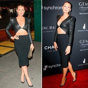 Sergio Hudson | NWT Leather Cutout Bodycon Dress ASO Blake Lively - US 4